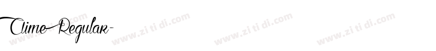 Aime Regular字体转换
